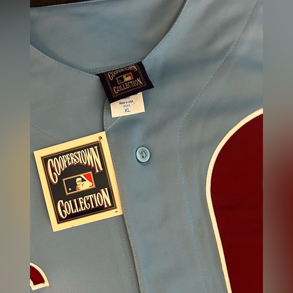 Majestic Authentic Philadelphia Phillies Ryan Howard Cooperstown Jersey Men’s XL - Picture 4 of 7